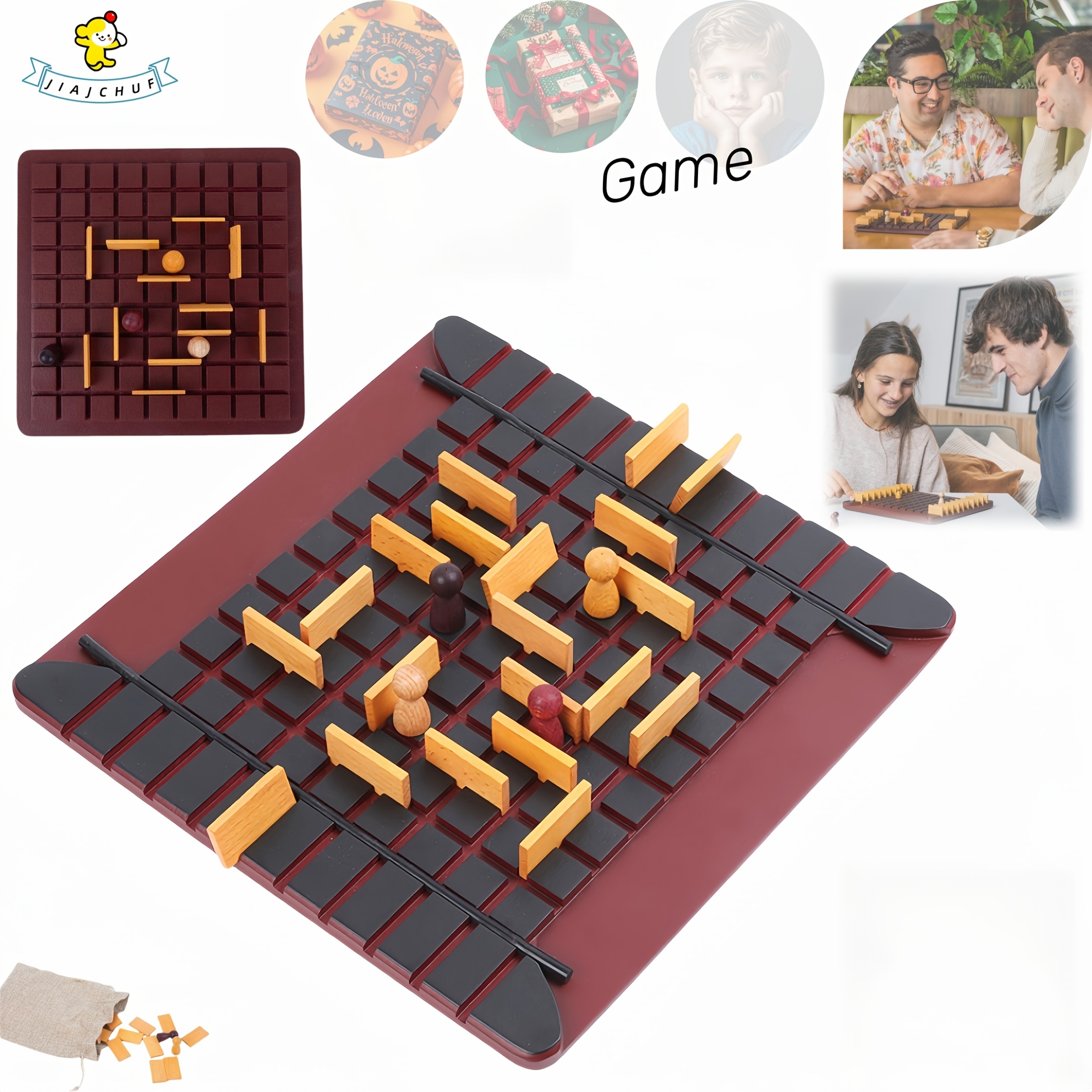Board Game Quoridor - 1pc Deluxe Edition Quoridor Strategy Board
