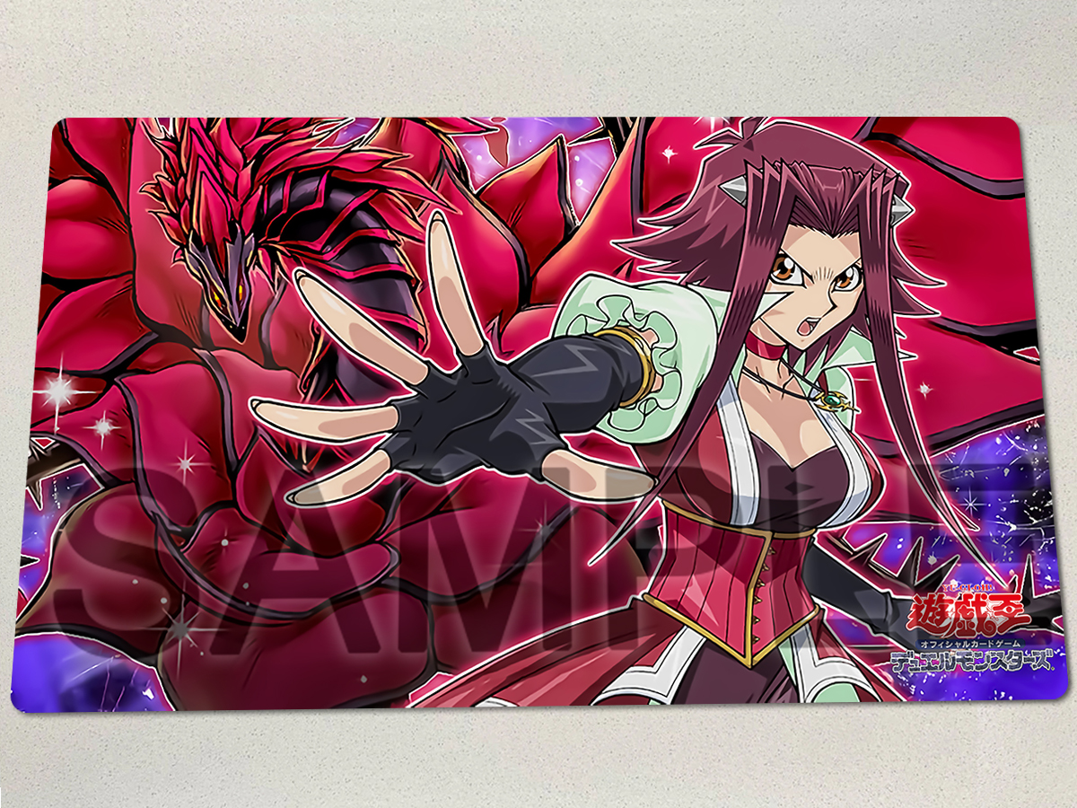 Board Game Yugioh - YuGiOh Akiza Izinski Playmat Black Rose