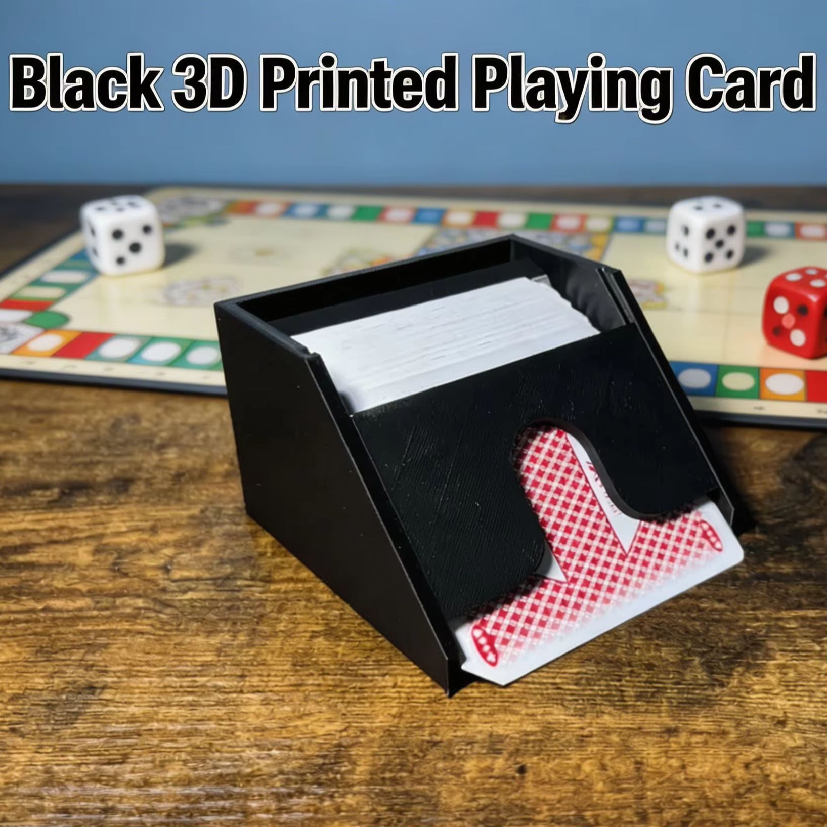 Board Game Organization - Desktop poker storage and organization box,
