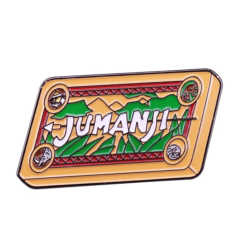 Jumanji enamel pin Mysterious  - Board Game Jumanji reseña y precio