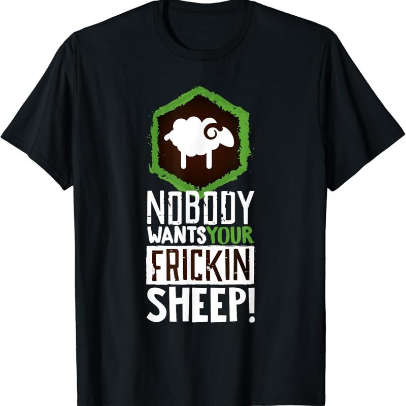 Nobody Wants Your Sheep T Shir - Board Game Geek reseña y precio
