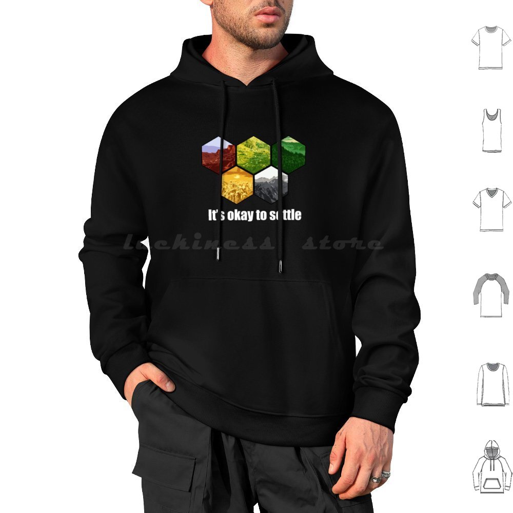 It _ S Okay To Settle Hoodie C - Board Game Geek reseña y precio