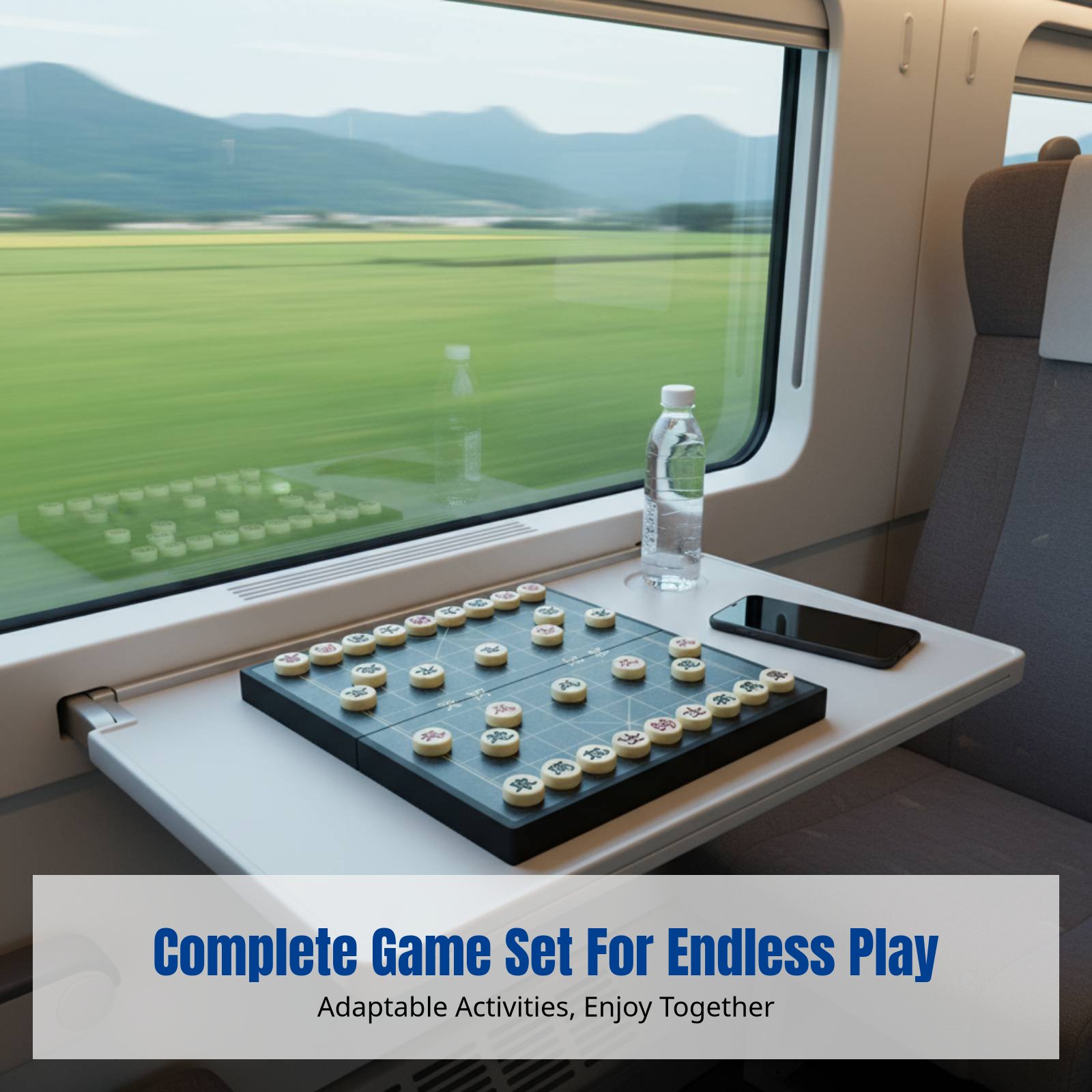 Foldable Chess Set, Multi-Game - Board Game Is reseña y precio