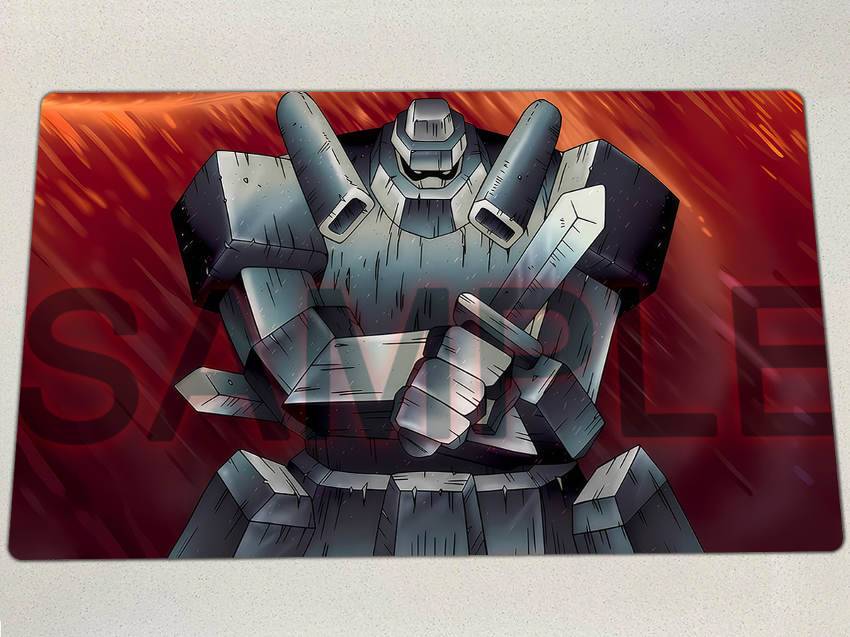YuGiOh Playmat Giant Soldier o - Board Game Yugioh reseña y precio