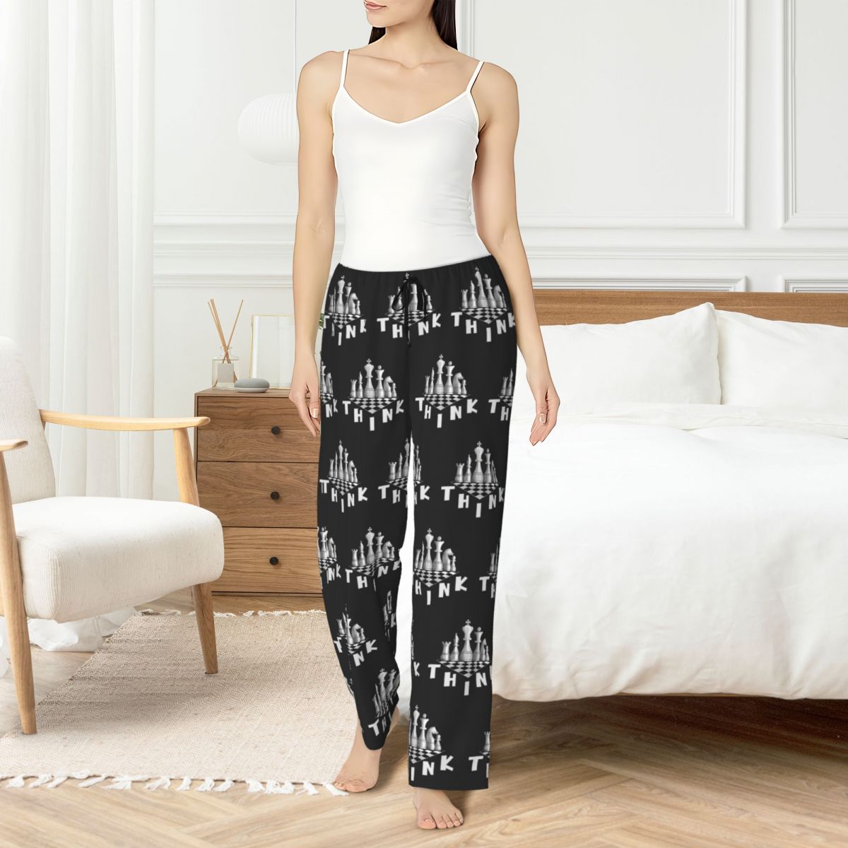 Custom Chess Board Pajama Pant - Board Game Is reseña y precio