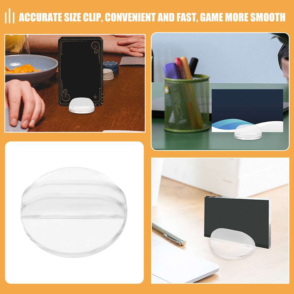 100Pcs Stable Round Base Card  - Board Game Organization reseña y precio